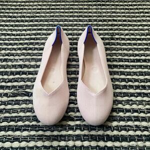 🌿Rothy’s Women’s The Daily Flat Pink Round Toe Slip On Ballet Shoes 9.5